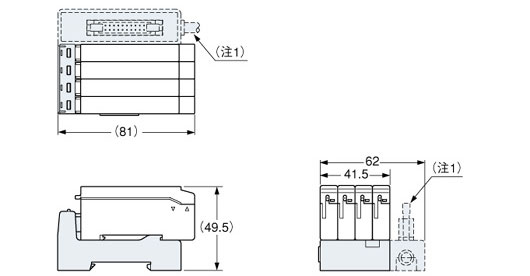 傳感器座+插座單元