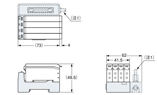 傳感器座+插座單元