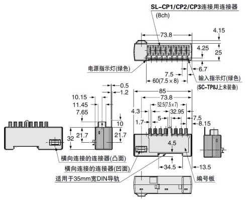 SC-T8J/TP8J  SC-T8J-P